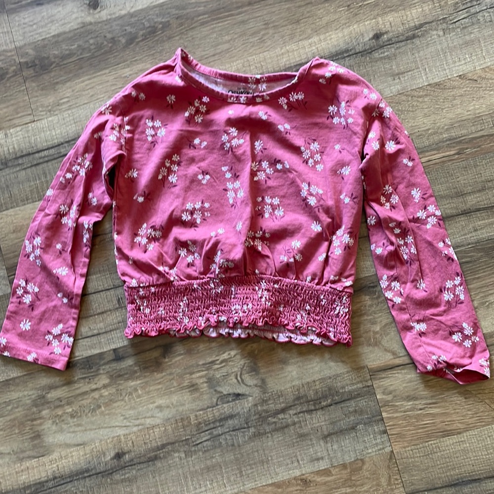 Osh Kosh Floral Top. Girls Size 6.